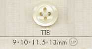 TT8 DAIYA BUTTONS 仿貝殼聚酯纖維鈕扣