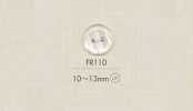 FR110 DAIYA BUTTONS 兩孔透明鈕扣（條紋）