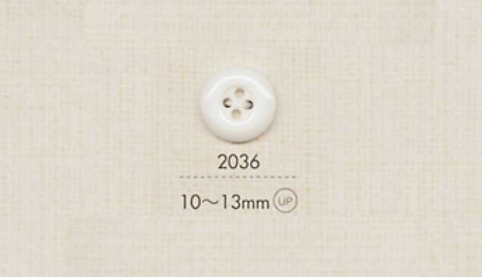 2036 DAIYA BUTTONS 四孔聚酯纖維鈕扣