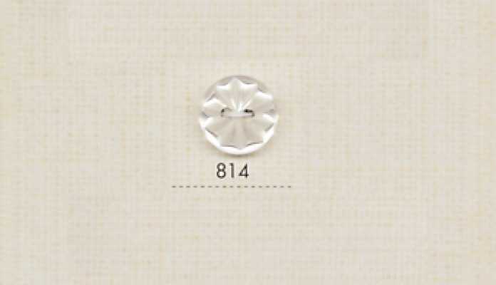 814 DAIYA BUTTONS 兩孔仿貝殼聚酯纖維鈕扣（立體花）
