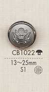 CB1022 金屬 夾克用 銀色 鈕扣