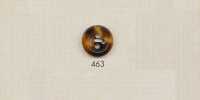 463 DAIYA BUTTONS 四孔牛角風聚酯纖維鈕扣（棕色）