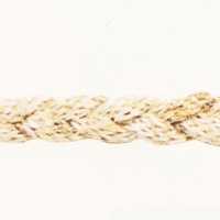 116-26 麻混紡編織繩子（扁繩）[緞帶/絲帶帶繩子] 達琳（DARIN） 更多照片