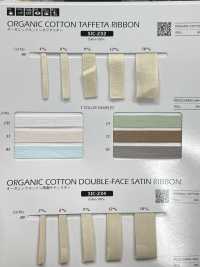SIC-232 有機棉塔夫緞帶[緞帶、帶、繩子] 新道良質（SIC） 更多照片