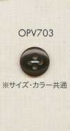 OPV703 簡約 優雅 襯衫・女式襯衫用 四孔聚酯纖維鈕扣