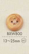 BXW800 天然材質木質4孔鈕扣