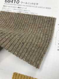 68410 羊毛針織單珠地[使用再生羊毛線][面料] VANCET 更多照片