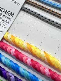 GD4-RM 漸變繩子4.6MM[緞帶、帶、繩子] Cordon 更多照片