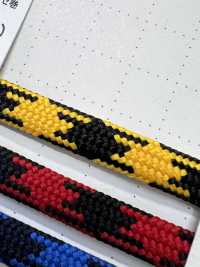 CDP-01F(M) 千鳥格串8MM[緞帶、帶、繩子] Cordon 更多照片