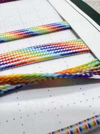 RBW-02F(L) 彩虹繩子11MM[緞帶、帶、繩子] Cordon 更多照片