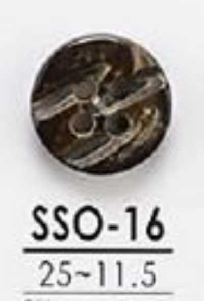 SSO16 天然材質 貝殼製 四孔亮面鈕釦