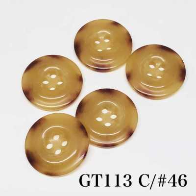 GT113 水牛紋聚酯纖維鈕扣