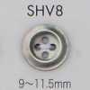 SHV8 四孔帶邊貝殼鈕扣