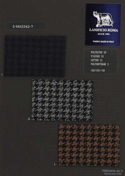 3-MA5342-7 ROMA 再生棉平針織物