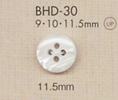 BHD30 DAIYA BUTTONS 耐衝擊 四孔 RIVER 仿貝殼風聚酯纖維鈕扣