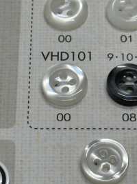 VHD101 DAIYA BUTTONS 防震超耐用""系列 4有邊仿貝殼聚酯纖維扣，帶邊框"[鈕扣] 大阪鈕扣（DAIYA BUTTON） 更多照片