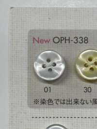 OPH338 DAIYA BUTTONS四孔紐扣聚酯纖維[鈕扣] 大阪鈕扣（DAIYA BUTTON） 更多照片