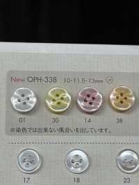 OPH338 DAIYA BUTTONS四孔紐扣聚酯纖維[鈕扣] 大阪鈕扣（DAIYA BUTTON） 更多照片