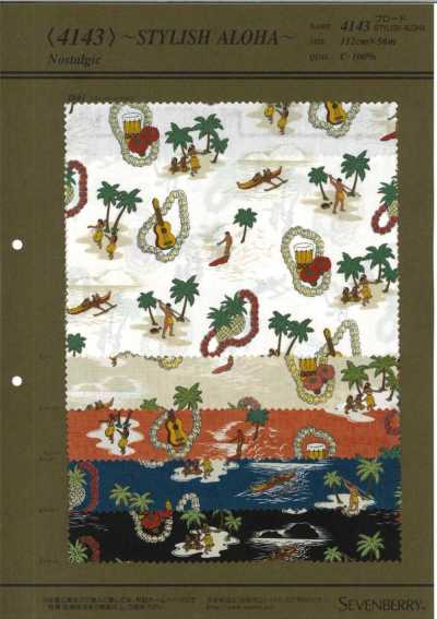 4143 40S平紋布 STYLISH ALOHA(Nostalgi
