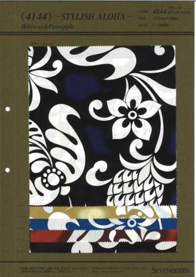 4144 40S平紋布 STYLISH ALOHA