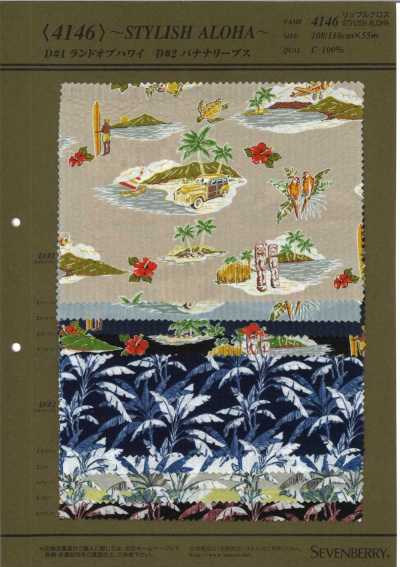 4146 SEVENBERRY® 皺紋布 STYLISH ALOHA