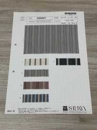 SBN007 有機天然抗皺水洗加工條紋[布料] 柴屋 更多照片