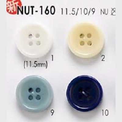 NUT160 象牙果製 四孔鈕扣