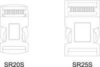 SR-S NIFCO側開扣（展示型）[扣和環] 利富高） 更多照片
