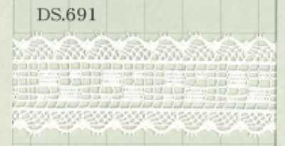 DS691 棉蕾絲 28MM