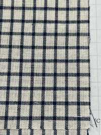 L1334 麻靛藍格紋[面料] 吉和紡織 更多照片