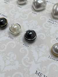 TIF004 珍珠般的羈扣[鈕扣] 愛麗絲鈕扣 更多照片