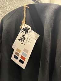 OD351912 做舊風格真絲節紋亞麻布[布料] 小原屋纖維 其他圖片