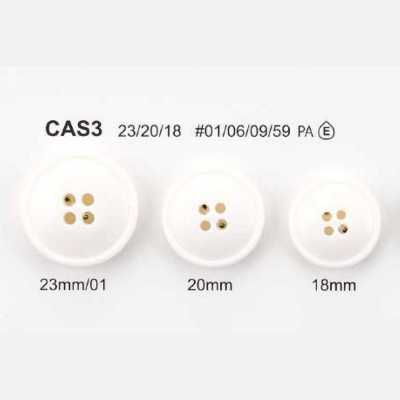 CAS3 尼龍樹脂製 四孔明鈕扣