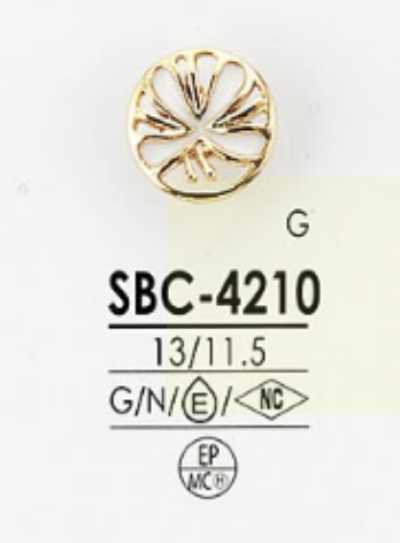 SBC4210 環氧樹脂/高金屬製半圓環柄鈕扣