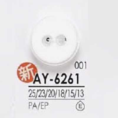 AY6261 尼龍樹脂/環氧樹脂製 正面雙孔鈕扣