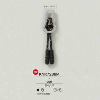 KNR7238M Mirable（矽膠）/聚酯樹脂製 拉鍊點