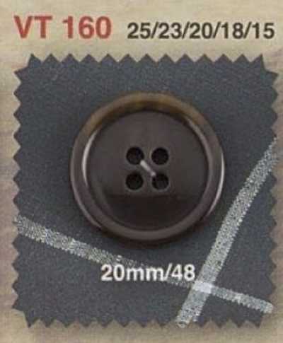 VT160 聚酯纖維樹脂製 四孔鈕扣