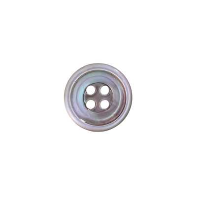 USB1015 黑蝶貝製 表面四孔鈕扣