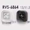 RVS6864 聚酯樹脂製四孔鈕扣