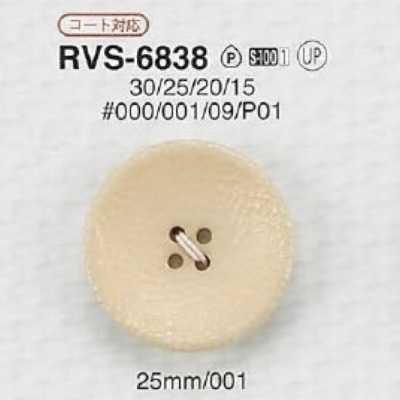 RVS6838 聚酯樹脂製 正面四孔鈕扣