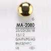 MA2080 黃銅製圓形有柄鈕扣