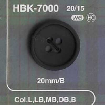 HBK7000 水牛角製 表面四孔鈕扣