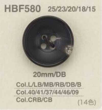 HBF580 水牛角鈕扣製 表穴四孔鈕扣