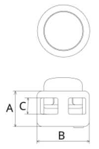 RBL4A NIFCO彈簧扣[扣和環] NIFCO 更多照片