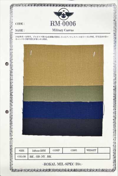 RM-0006 軍用帆布