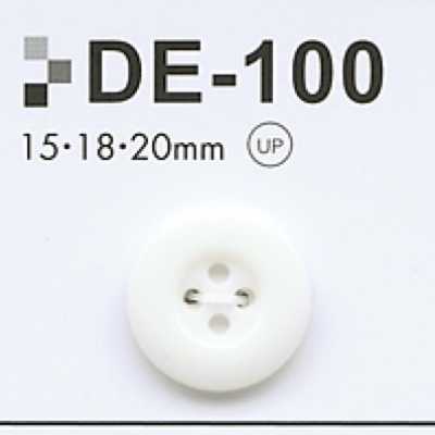 DE100 聚酯樹脂製 四眼鈕扣