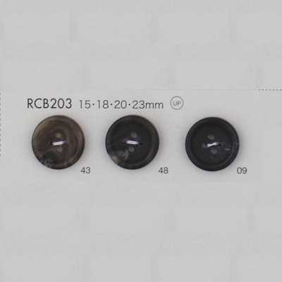RCB203 聚酯纖維樹脂 帶邊 四孔鈕扣