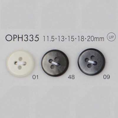 OPH335 聚酯纖維樹脂製4孔鈕扣
