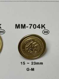 MM704K 金屬羈扣[鈕扣] 大阪鈕扣（DAIYA BUTTON） 更多照片