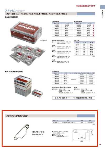 AJ100 Snapin® 夾用斯納平 寬31.5MM